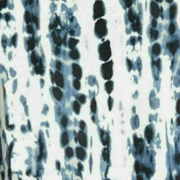 ♡3/$30♡ Ellen Tracy V Neck Long Sleeve Relaxed Tunic Blouse w Pockets -S - Picture 2 of 7